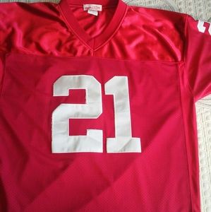 Deion Sanders falcons throwback red size 52